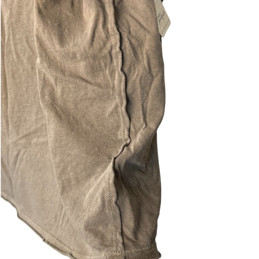We The Free Nina V-Neck Long-Sleeve Tee NWT Size XL Fallen Rock Color Tan Brown - Picture 8 of 11
